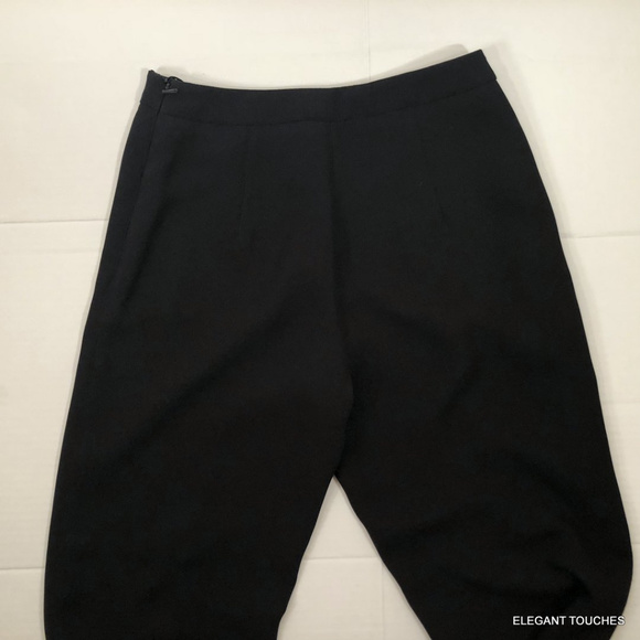 DONNA MORGAN Petites Jet BLACK Jacket Pant Set 4P - Picture 7 of 8